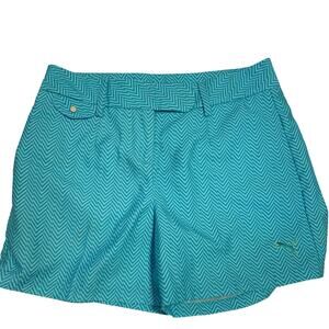 Puma 2 Golf turquoise Dry Cell Tec Shorts Size 8